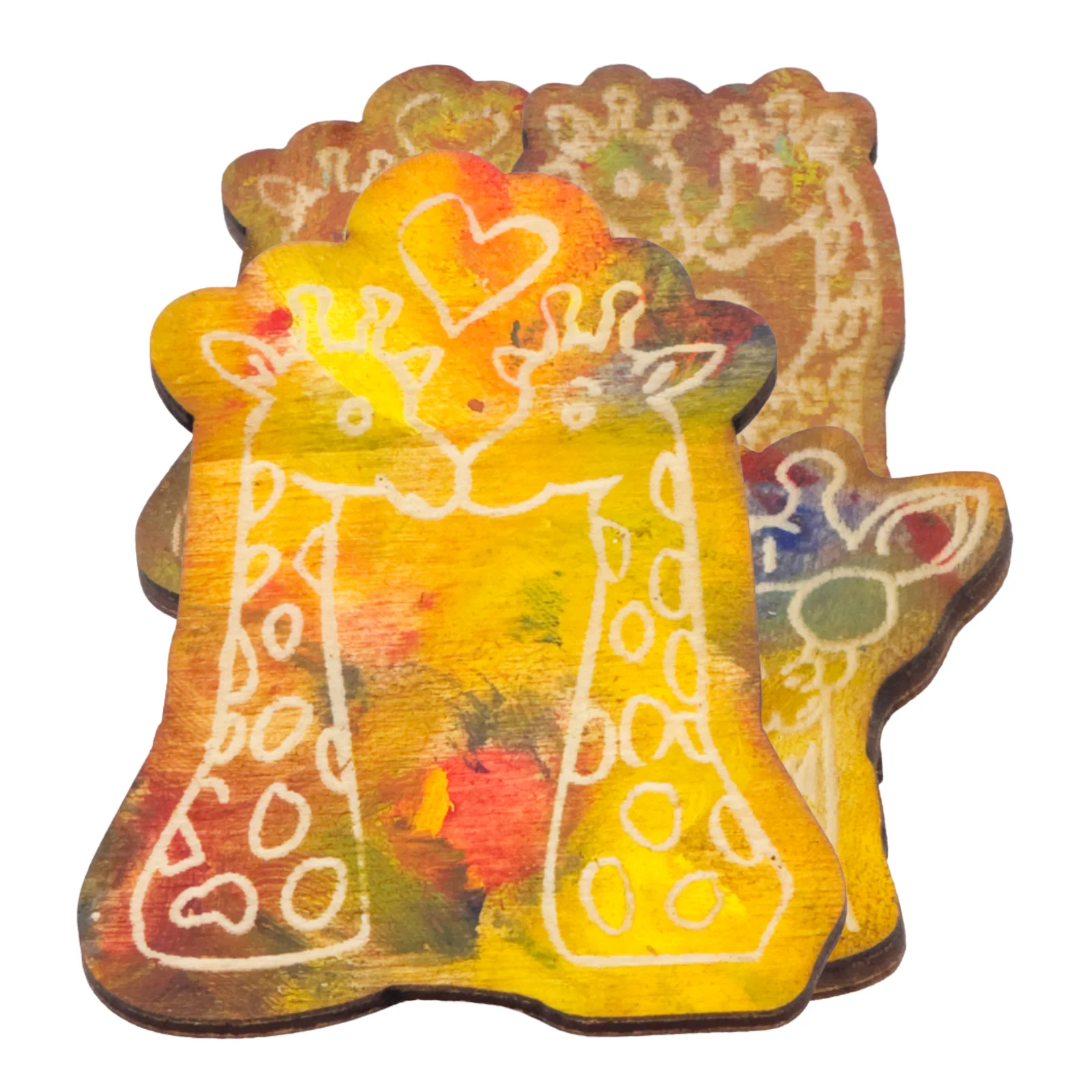Flammentiere Buttons